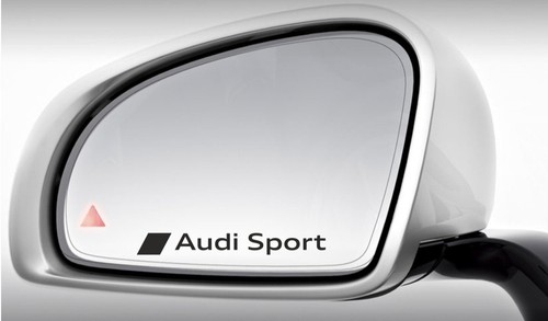 Adesivo specchietto audi 10x1 - specchietto,