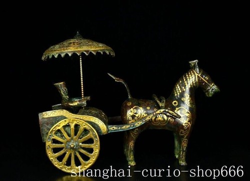 Statua scultura carrozza