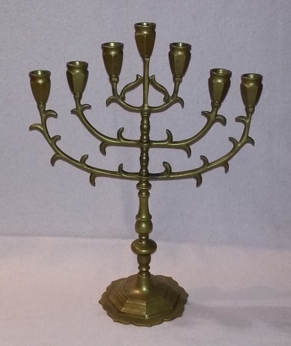 Candelabro ebraico bracci - ebraico, a