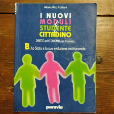 Libri scolastici esercizi Educazione Civica Stato Costituzione Diritto Economia