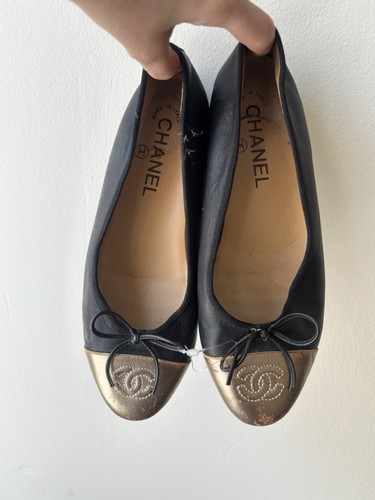 Ballerine chanel nere oro - nere, e