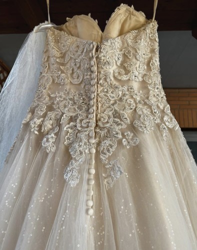 Abito sposa champagne con - sposa,