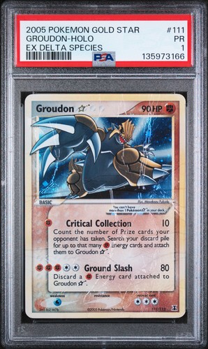 Pokemon groudon gold star - gold,