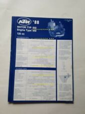 KTM 125 TYP 502 1988 catalogo ricambi MOTORE originale ENGINE parts list
