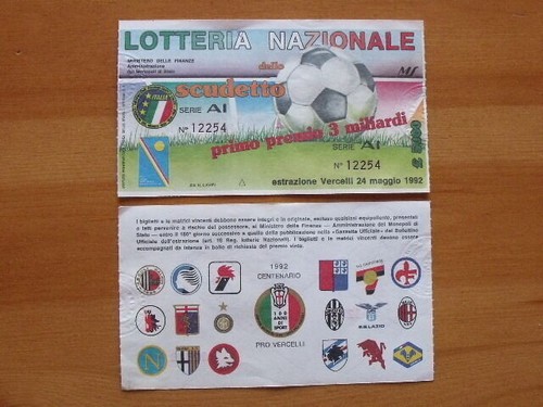 Biglietto lotteria nazionale - lotteria,