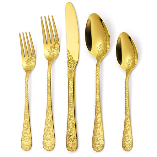 Set posate oro pezzi - set, 40