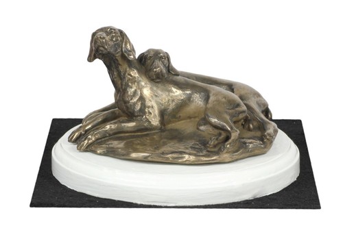 Weimaraner figure with - -,