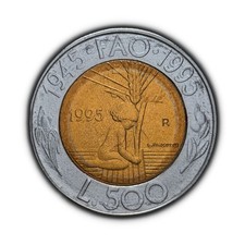 San marino 1995 500 lire - san, marino.