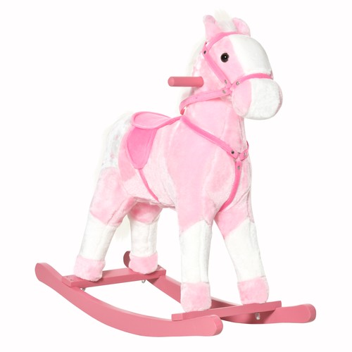 Cavallo dondolo legno con - a,