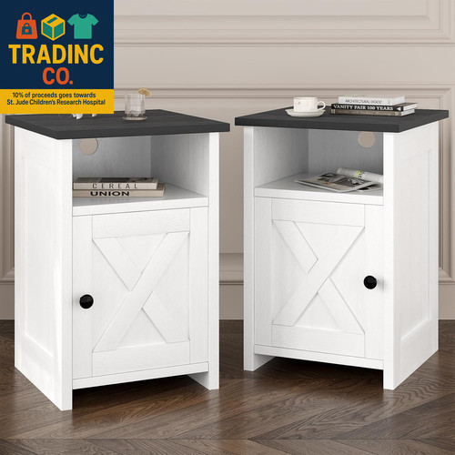Set comodini fine casale - 2,