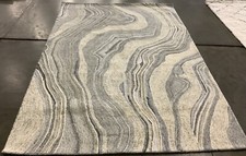 GREY / IVORY 6' X 9' Stained