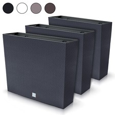 Set di 3 vasi rettangolari