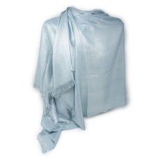 Stola celeste cerimonia donna