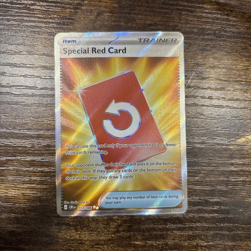 Special red card 113 086 - card,