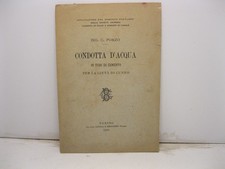 PONZO C., Condotta d'acqua in
