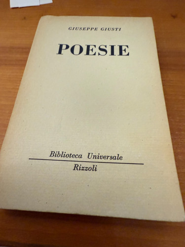 Poesie giuseppe giusti bur - -,