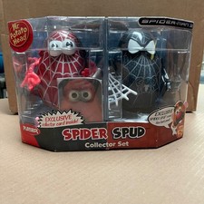 Vintage Mr Potato Head Spiderman Spider Spud set da collezione Spiderman 3 NUOVO IN SCATOLA