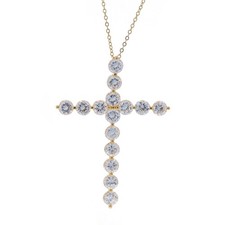 Sterling Zircone Cubico Croce