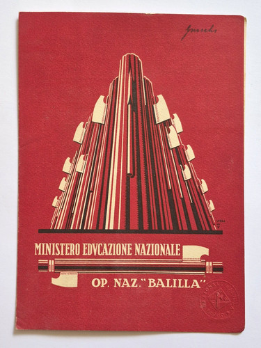 Pagella fascista onb balilla - pagella,