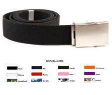 Cintura Militare Canapa Fibbia