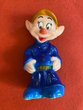 CUCCIOLO NANO BIANCANEVE PUPAZZO DI GOMMA Disney Altezza 14 cm NO Ledra Plastic