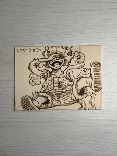 Pirografia luffy gear one - pirografia,