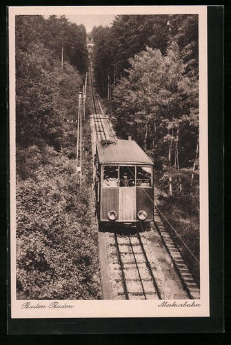 Cartolina baden - baden, la