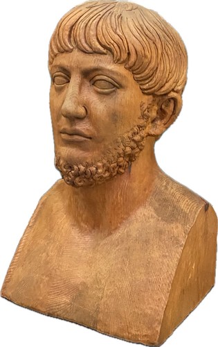 Busto legno scolpito di - busto,