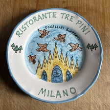 Piatto buon ricordo tre pini - piatto,