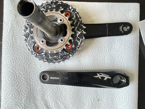Guarnitura doppia shimano - guarnitura,