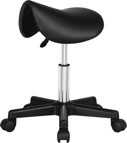 Sgabello sella con ruote - con,