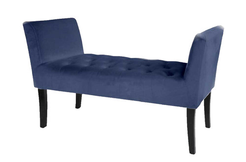 Panca velluto legno classica - panca,