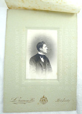 FOTO ANTICA ritratto GIOVANE