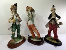 Musical Hobo Clown Figurines