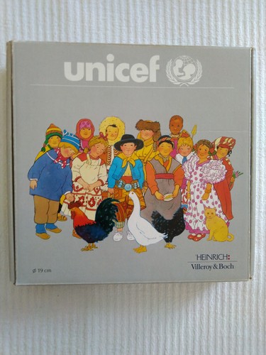Piatto unicef bambini nel - piatto,