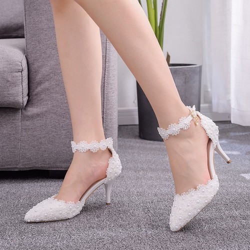 Paio scarpe sposa sexy - di, da