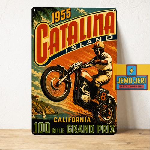 Poster insegna latta metallo - latta,