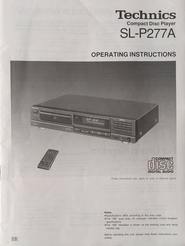 Technics p277a lettore - technics,