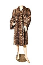 PELLICCIA IN PREGIATO OCELOT 44/46, VINTAGE