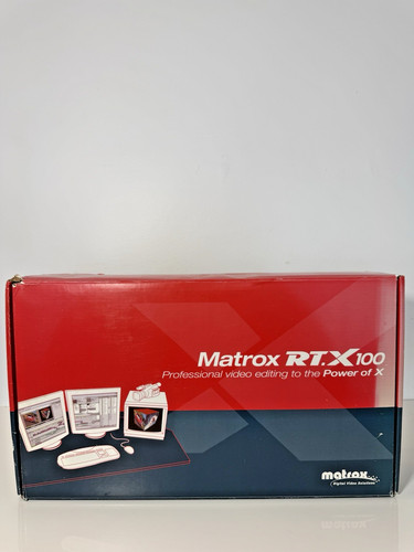 Matrox rtx100 video editing - matrox,