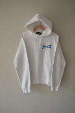 Autentica felpa con cappuccio uomo Dsquared2 cotone/taglia large/bianco/maglione-manica lunga