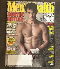 New MEN'S HEALTH MAGAZINE AUSTIN BUTLER Sept Oct  2025 NFL Muscle Heart Health