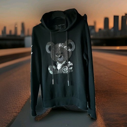 Felpa nera philipp plein - felpa,