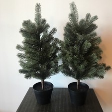 2 Mini Alberi di Natale in
