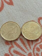 MONETA DA 0,20 CENTESIMI SPAGNA 1999, 2001, 2018 E 2019 !!!!!!!