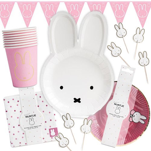 Miffy compleanno set piatti - miffy,
