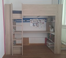 Letto a soppalco - scrivania