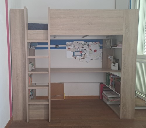 Letto soppalco scrivania - letto,