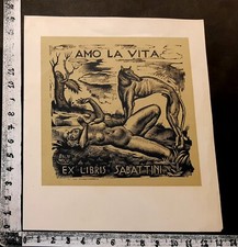WUNDERKAMMER C EXLIBRIS 144 " EROTIC BESTIA " - * ARMANDO BALDINELLI * - X