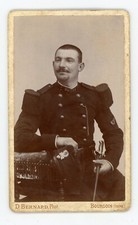 PHOTO CDV c.1900, un militaire